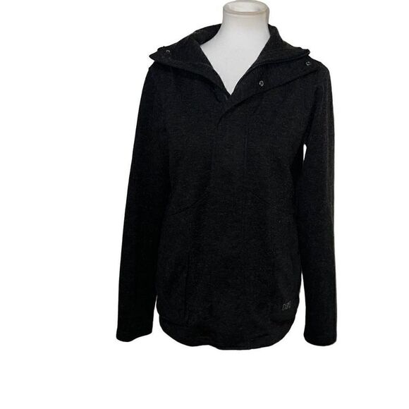 Helly Hansen HH Training Charcoal Acrylic Wool Blend Zip Up Jacket sz L Large - Picture 1 of 8